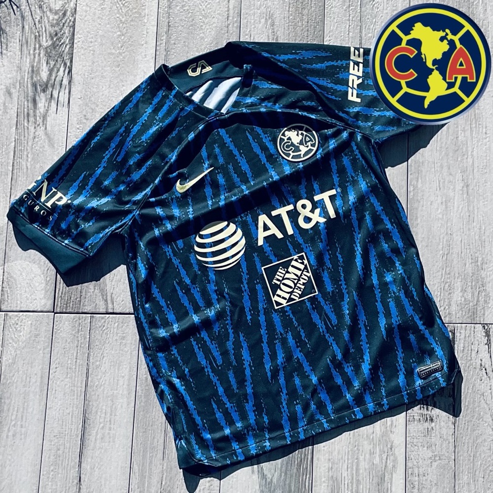 Nike Club America 2022/23 Authentic Away Kit Soccer Jersey Men's Large
